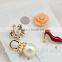 New Sexy Flowers Heels Shoe Asymmetric Earrings Women 18K Gold Plated