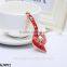 Zinc alloy Crystal High Heel Shoe Keychain Key Rings Jewelry Accessories Fashion Women Keychain K0092