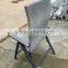 Outdoor foldable aluminium rattan chair