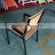 All weather stacking chairs with arm cheap aluminum chairs