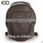 china factory high quality PU Leather backpack men backpack bag travel backpacks
