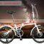 Folding bike 20 inch steel 7 speed double disc bicycle chain wheel arch