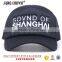 100% cotton custom black plain unisex mesh trucker hat