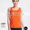 China Wholesale Women Sleeveless T Shirt Gilrs 100 % Cotton Singlet Various Color Casual Wear Tank Tops