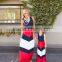 Custom design latest casual printed long dress bohemian quality maxi plus size dress