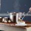 capsuled bottom stainless steel kitchenware for cooking pasta