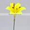 4 Inch Plastic Decorative Lily Flowers Garden Stakes