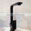 all black electroplated brass kitchen mixer
