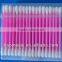 75*2.5mm colorful plastic stick cotton buds in poly bag