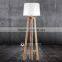 2015 Solidwood natural wooden floor standing lightings/lamps for home decoration