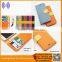 Card Holder+Wallet Plain Colorful Leather Flip Case For Huawei Ascend G700