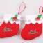 2016 christmas socks and small gloves tree hanging decoration sale supplies