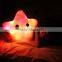 Smile Star Design plush toys Color Changing LED Light pillow