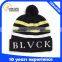 100% Acrylic Custom Beanie Hat Fashion Pom-Pom Knitted Beanie Hat
