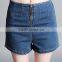 2015 high waisted shorts DENIM SHORTS ELASTIC dress show thin