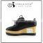 rock spring plataforma pure leather shoes nigeria women shoes with double sole
