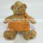 OEM factory handmade stuffed plush wedding dress bear toy