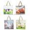 Esschert Design Farm Animal Printed reusable PP woven jute shopping bags