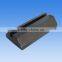 Engraved decorative crystals block with LED light base, plastic light holder with slot