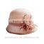 Ladies Church Hats New Fancy Sinamay Church Hats With Flowers