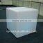 rechargeable transparent plastic square led chair