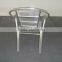 Double legs aluminum chair
