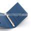 PU leather Business note book with 6 metal rings and metal closure