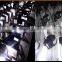 silver/black aluminum motion sensor led floodlight waterproof ip65 10w 20w 30w 50w 70w 100w with Mean well driver