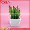 Artificial small bonsai, plastic emulation potted plants for home decoration