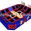 KAIQI KQ60153D outdoor playground for children adventure equipment Trampoline with air slam