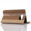 Wood PU Leather case for Samsung galaxy S6
