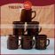 Hot sale low price ceramic brown zebra coffee mug stoneware gift tea mug