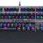 CK108 Macro RGB Mechanical Keyboard,Waterproof Wired Gaming Mechanical Keyboard with Super Hand Holder