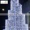 Beautiful holiday time outdoor decoration led christmas tree light white christmas tree felt decoration christmas tree