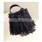 Leather tassels for handbag pu fancy bags ladies fringe tote mini bag 2015