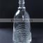 500ml promotional OEM customized wholesale clear glass wine bottle with unique pattern for sale