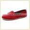 HOT!!China factory Women's Shoe Slip on Sneaker Canvas Flat