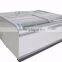 Luckdr glass door refrigerator freezer for supermarket