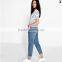 good quality fashion design rolled-up women jeans (JXA028)