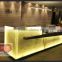 Modern Spa Round Curved Reception Desk Bar Counter Design