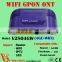 CE Certificated 4GE+WiFi GPON ONT Fiber Optic Wireless WiFi Router FTTH Modem Compatible with Huawei/ZTE/Fiberhome OLT