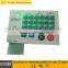 Custom Matrix remote controller application membrane keypad with LEDs