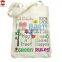 100% cotton canvas shopping bag