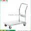 High Quality For Pharmaceutical Food Supermarket Institutions 500-1000KG Heavy Duty Stainless Steel Flat Truck
