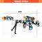 Hot selling kids funny electric plastic toy gun with light and sound