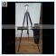 Telescopic Easel Tripod Display Stand, Folding metal black easel display stand