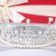 Yiwu Factory Directly Elegant Queen Crown Large Bridal Rhinestone Pageant Bridal Wedding Tiara