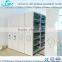 Movable cold roll steel storage cabinet systems