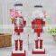 Handmade cute christmas outdoor wooden nutcracker