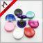 Plastic round travel hair brush mirror for kids